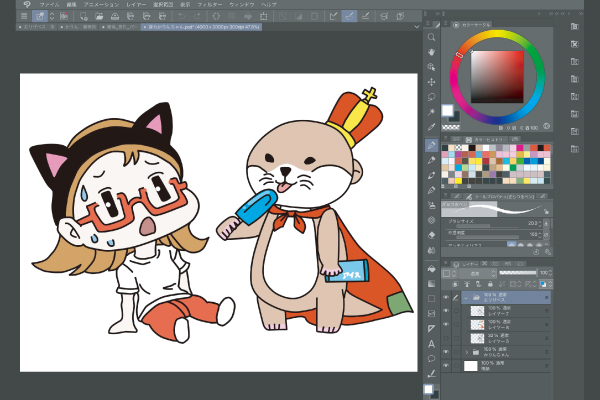 イラスト制作業務イメージ